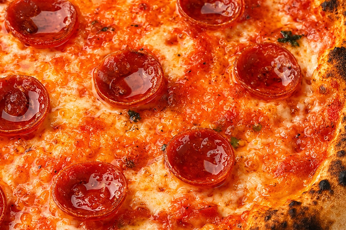 Cup & Char Pepperoni Pizza
